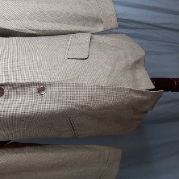 Burberry's Jacket 8 Wool Silk Blend Shoulder Pads Vintage - Picture 5 of 12